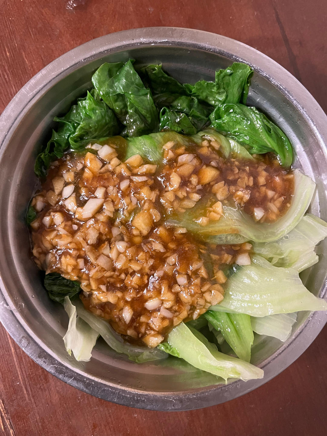 蚝油蒜蓉生菜  保持翠绿秘诀