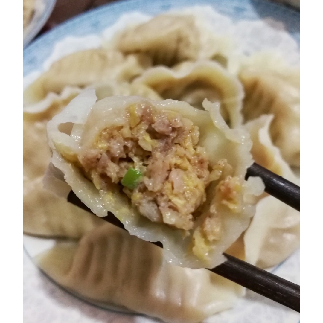 香菇猪肉虾仁饺子