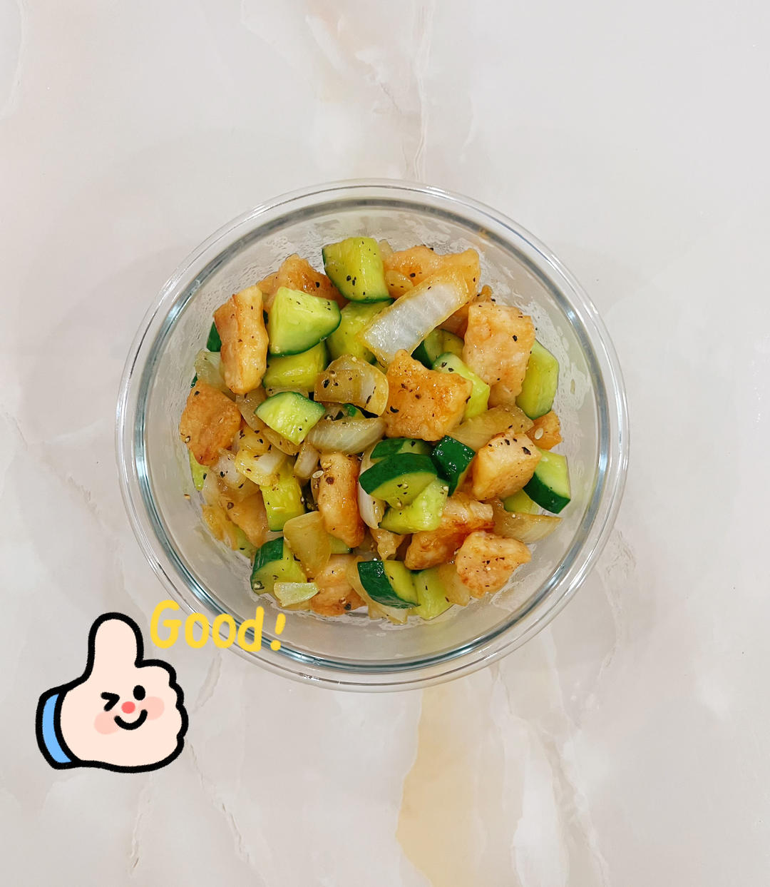 鲜蔬炒虾滑