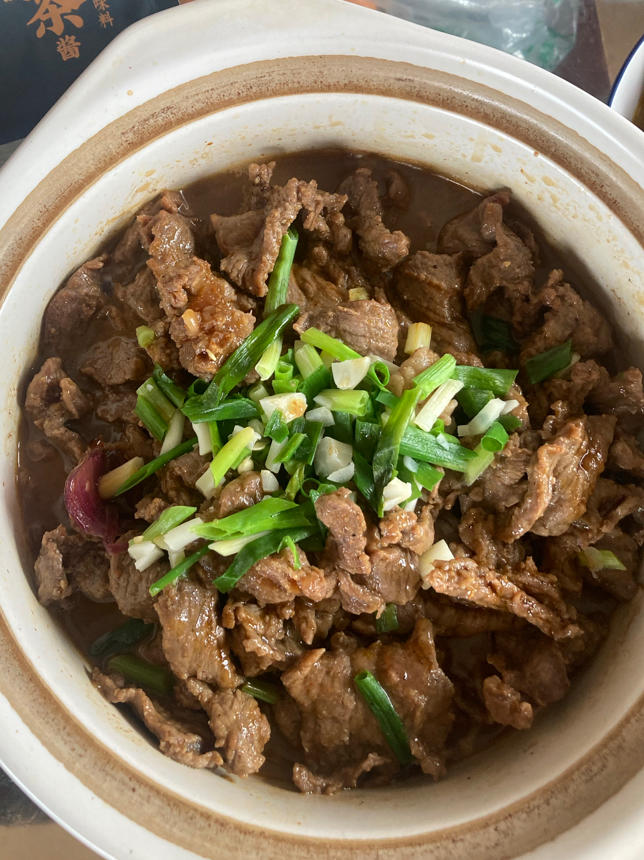 沙茶牛肉煲(潮汕味道)
