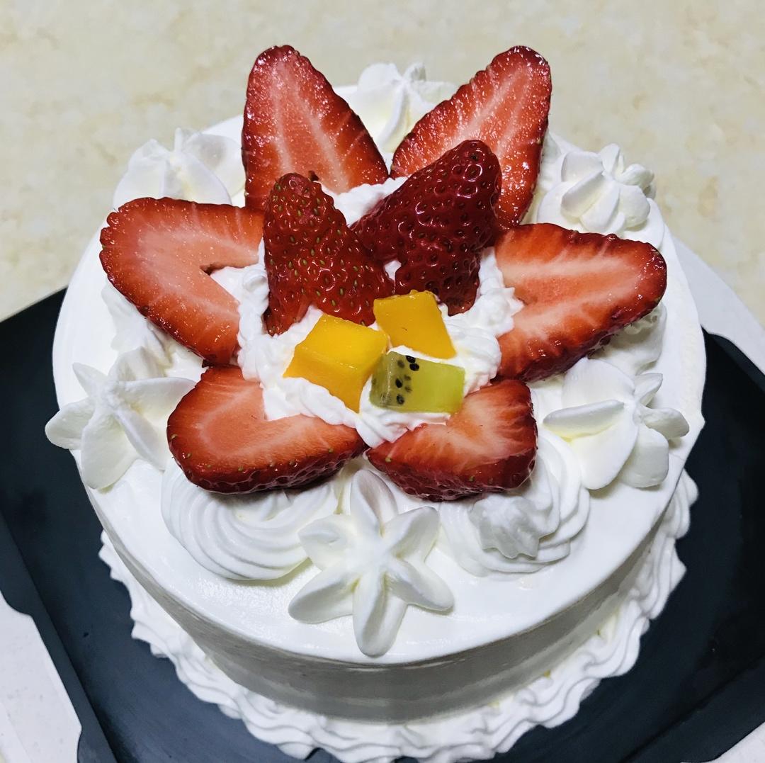 《Tinrry+》草莓奶油蛋糕（8寸配方）