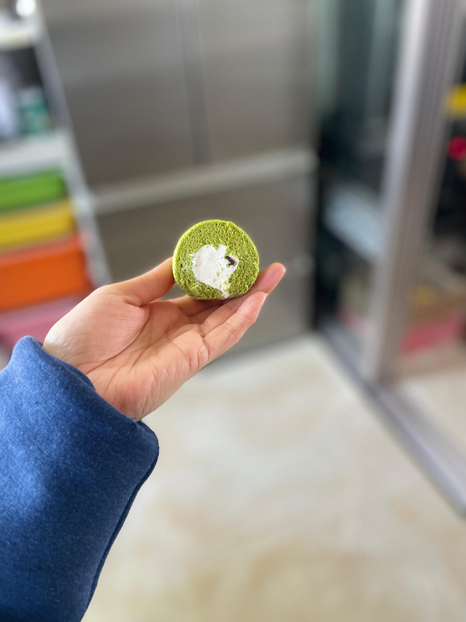 小小戚风蛋糕卷（迷你抹茶卷，原味卷，可可卷）