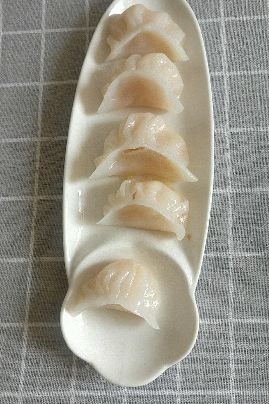 弯梳虾饺