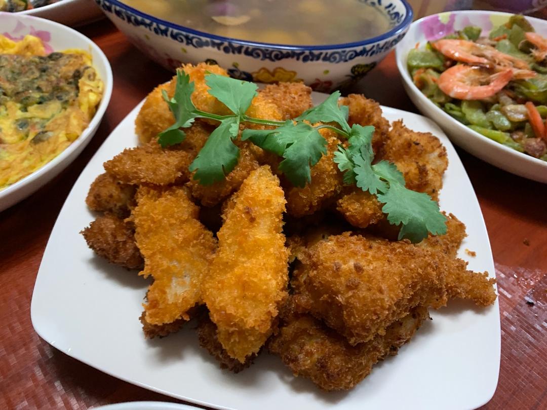 香煎巴沙鱼（龙利鱼）