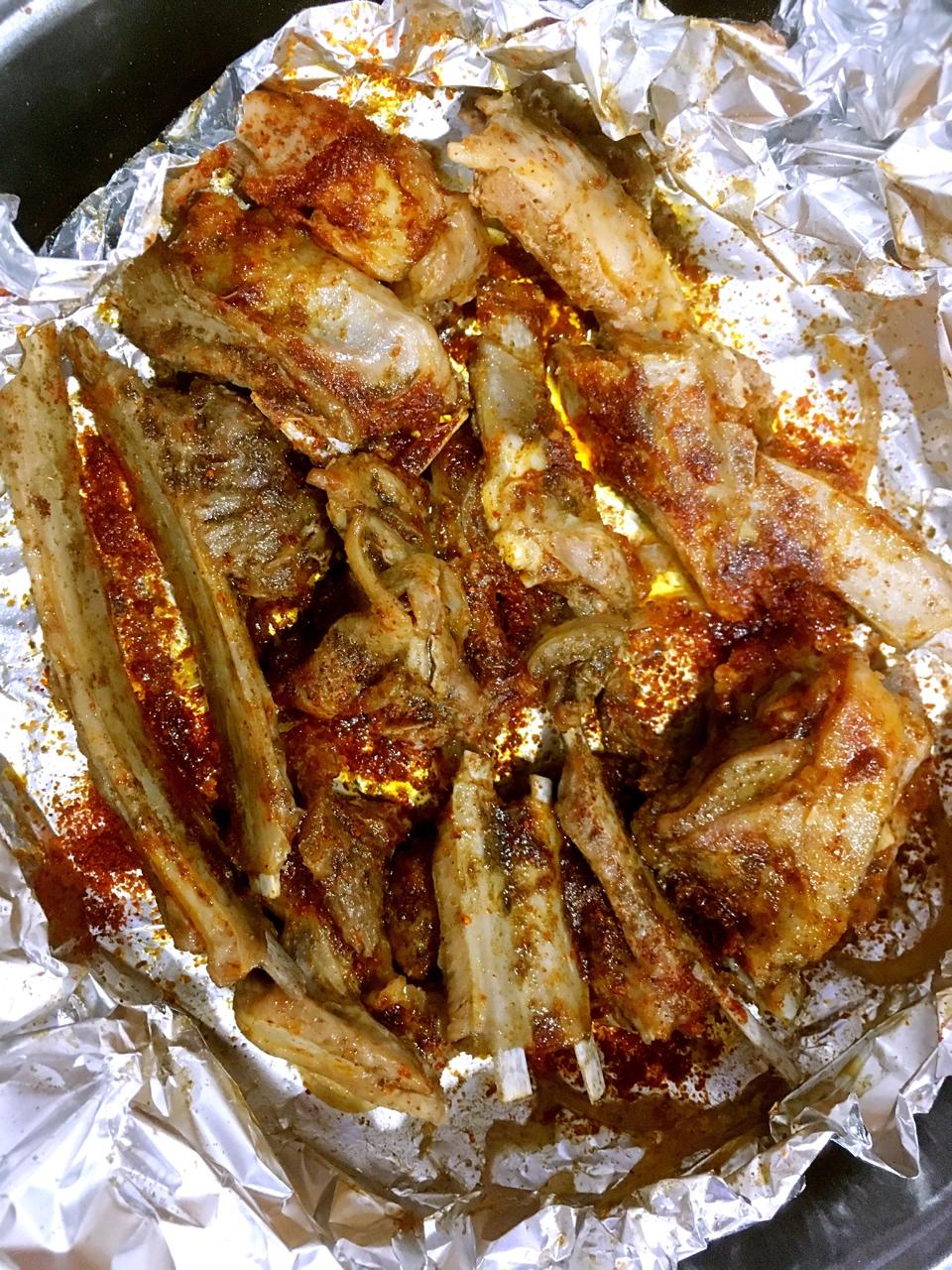 烤箱烤羊排
