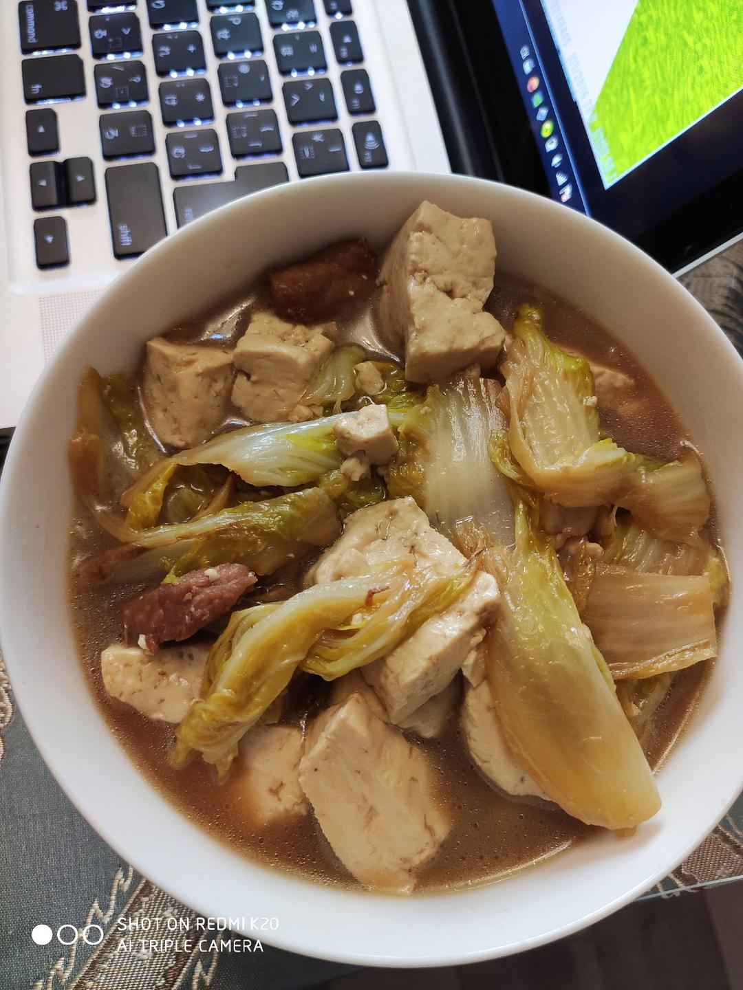 冰雪儿做的冬季最爱的家常菜大白菜炖豆腐