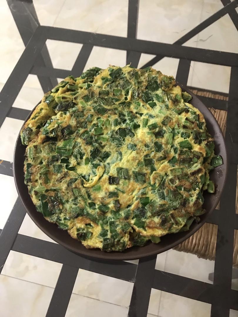 韭菜鸡蛋饼