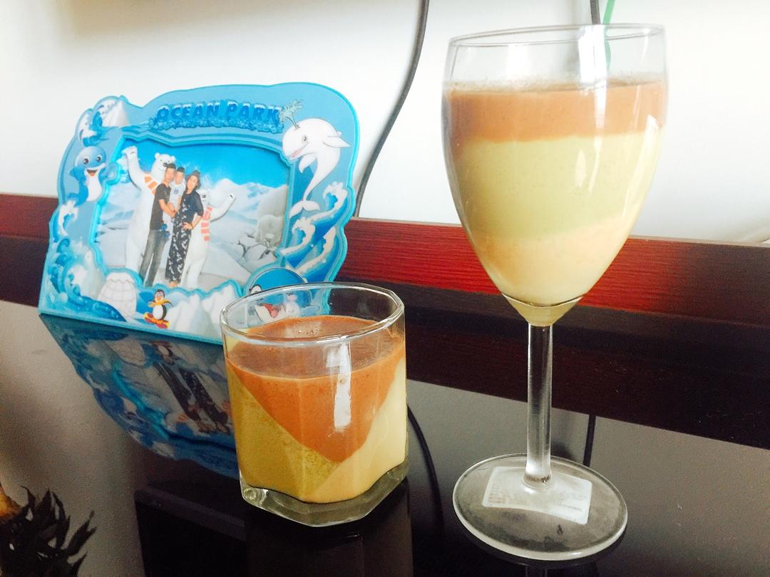 覆盆子酸奶渐变色果冻杯（菌丝生活益生菌酸奶发酵剂版本）