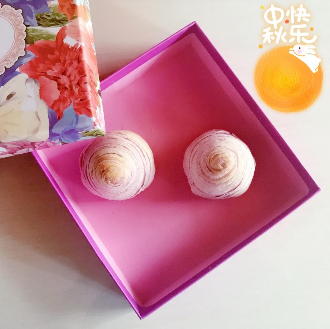 紫薯蛋黄酥（不用出膜也超级酥）