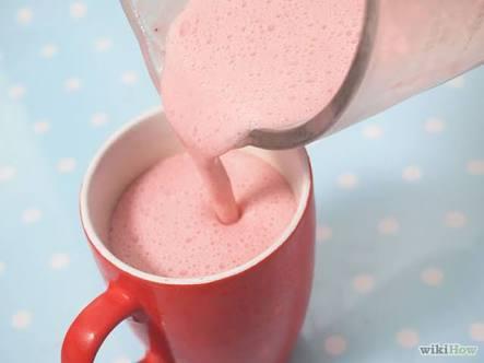 高质量草莓奶昔的做法