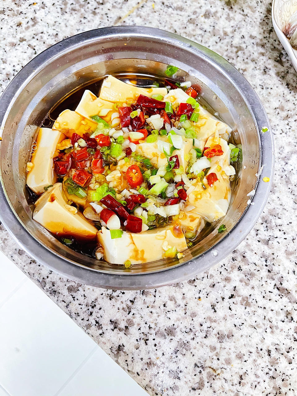 油泼豆腐