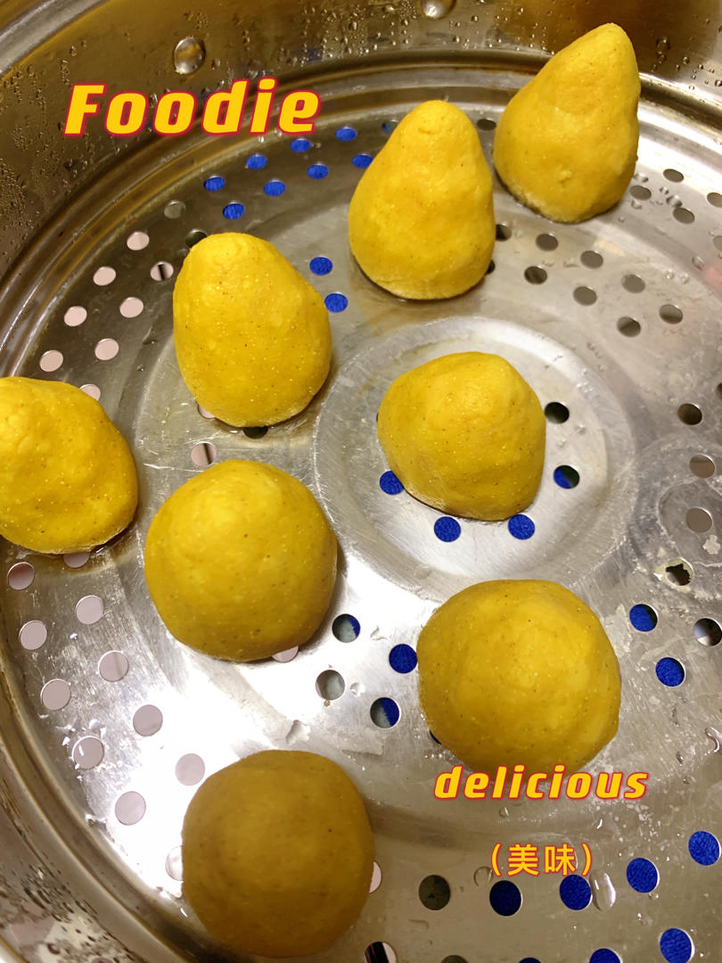 纯玉米面窝窝头(烫面.不发酵)