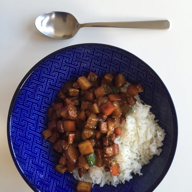 酱爆肉丁（简单快手下饭）