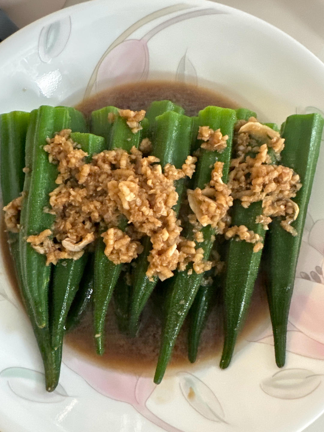 蒜蓉秋葵
