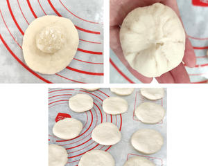 新手就能成功的【椰蓉面包卷】-手揉出膜的做法 步骤9