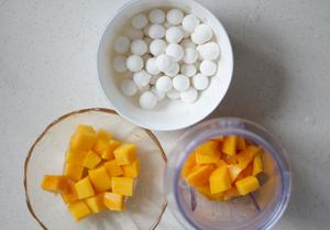 芒果椰浆小圆子的做法 步骤1