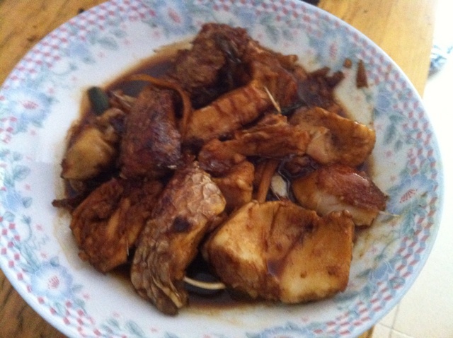 红烧鱼块