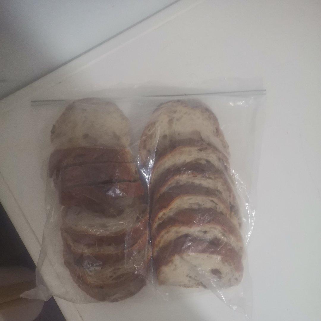 锁死这个配方❗️免揉红枣核桃面包，一次成功✅