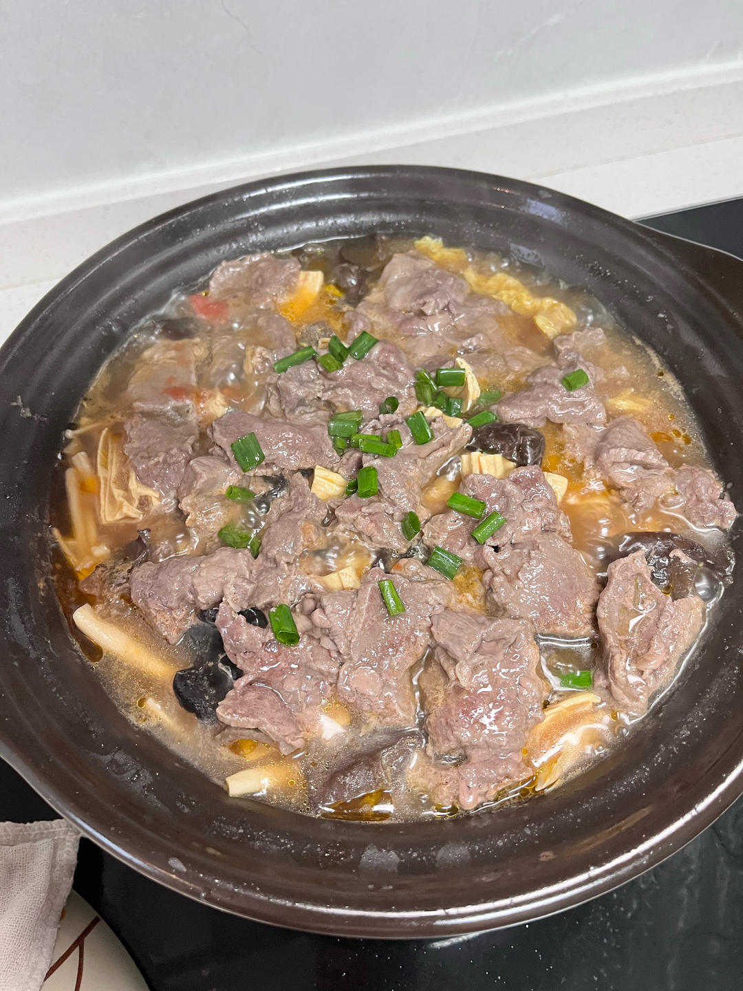 🍅番茄牛肉煲-春天长高菜