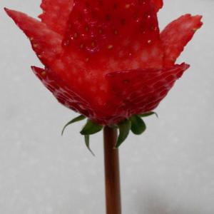 草莓玫瑰花的做法 步骤3