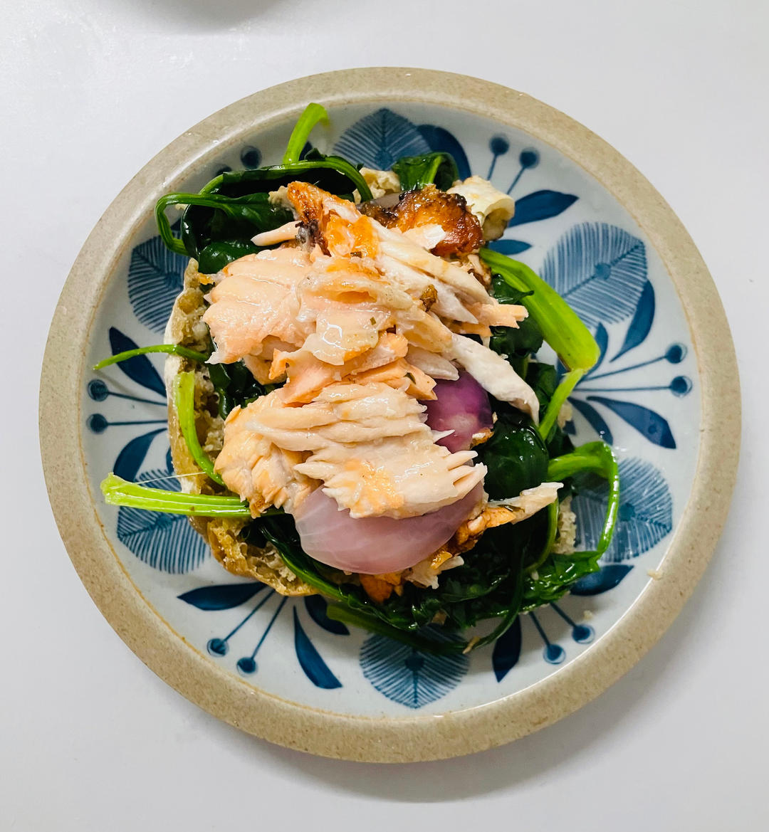 煎三文鱼骨鱼皮