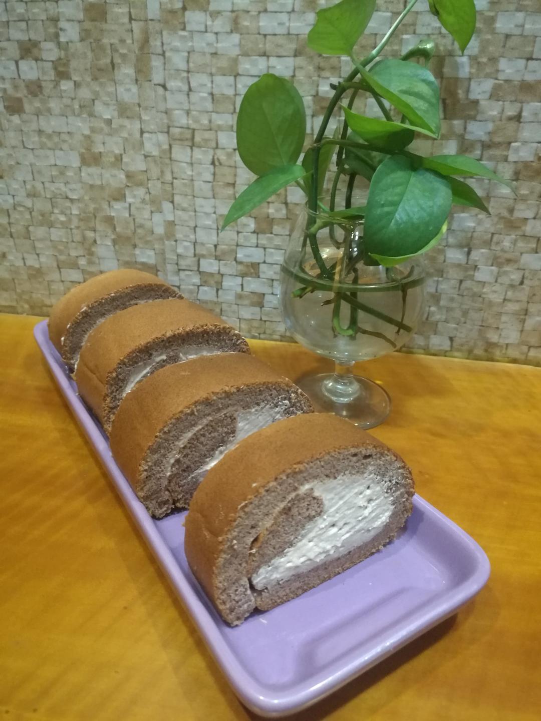 咸摩卡奶油卷/完美毛巾面技巧+回味无穷摩卡配方/烘焙视频蛋糕篇9「中卷」