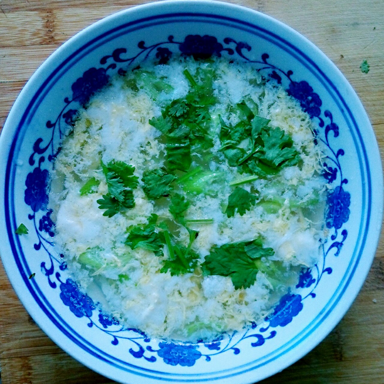 香菜鸡蛋汤