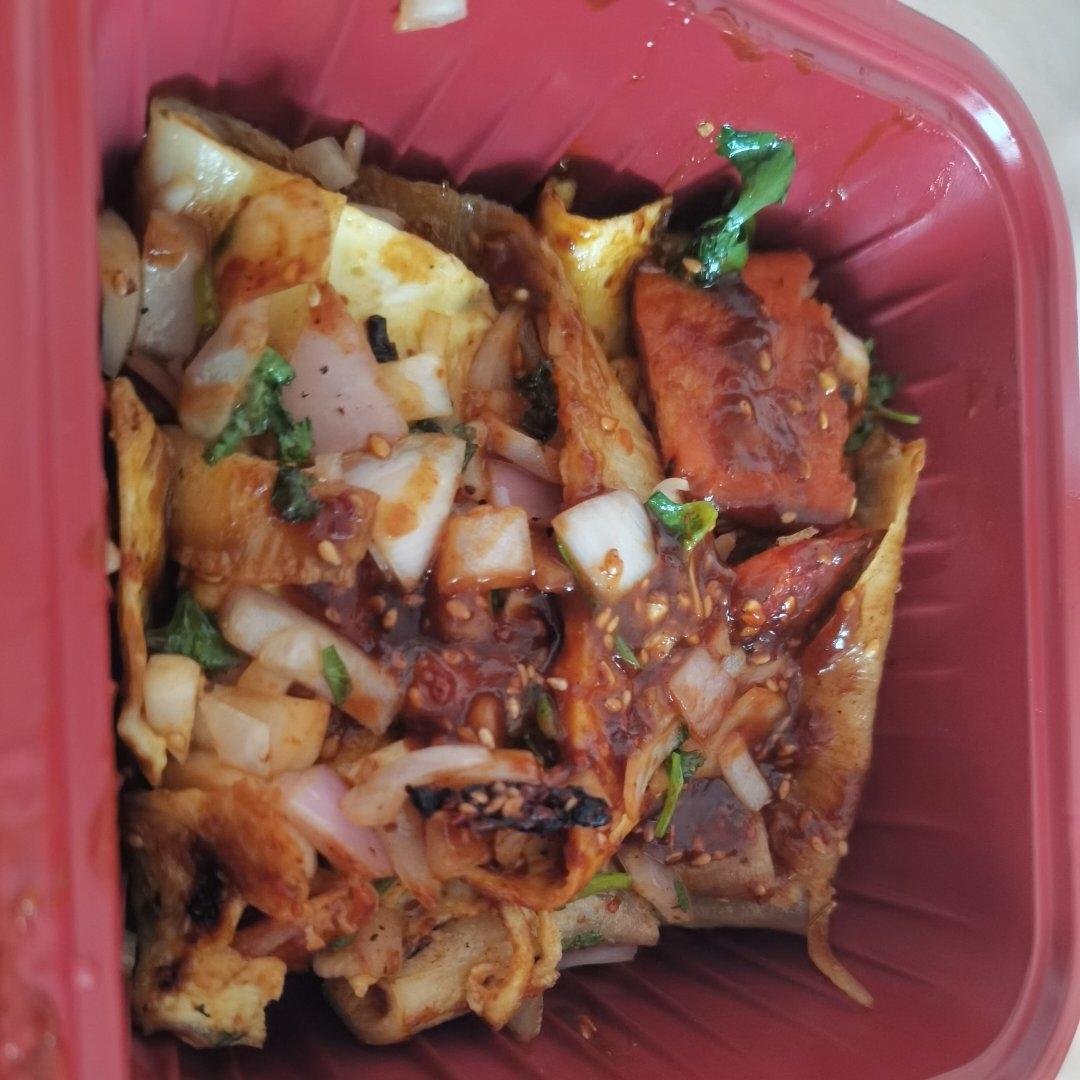 超级美味的东北烤冷面➕自制万能酱料【酱料是关键】