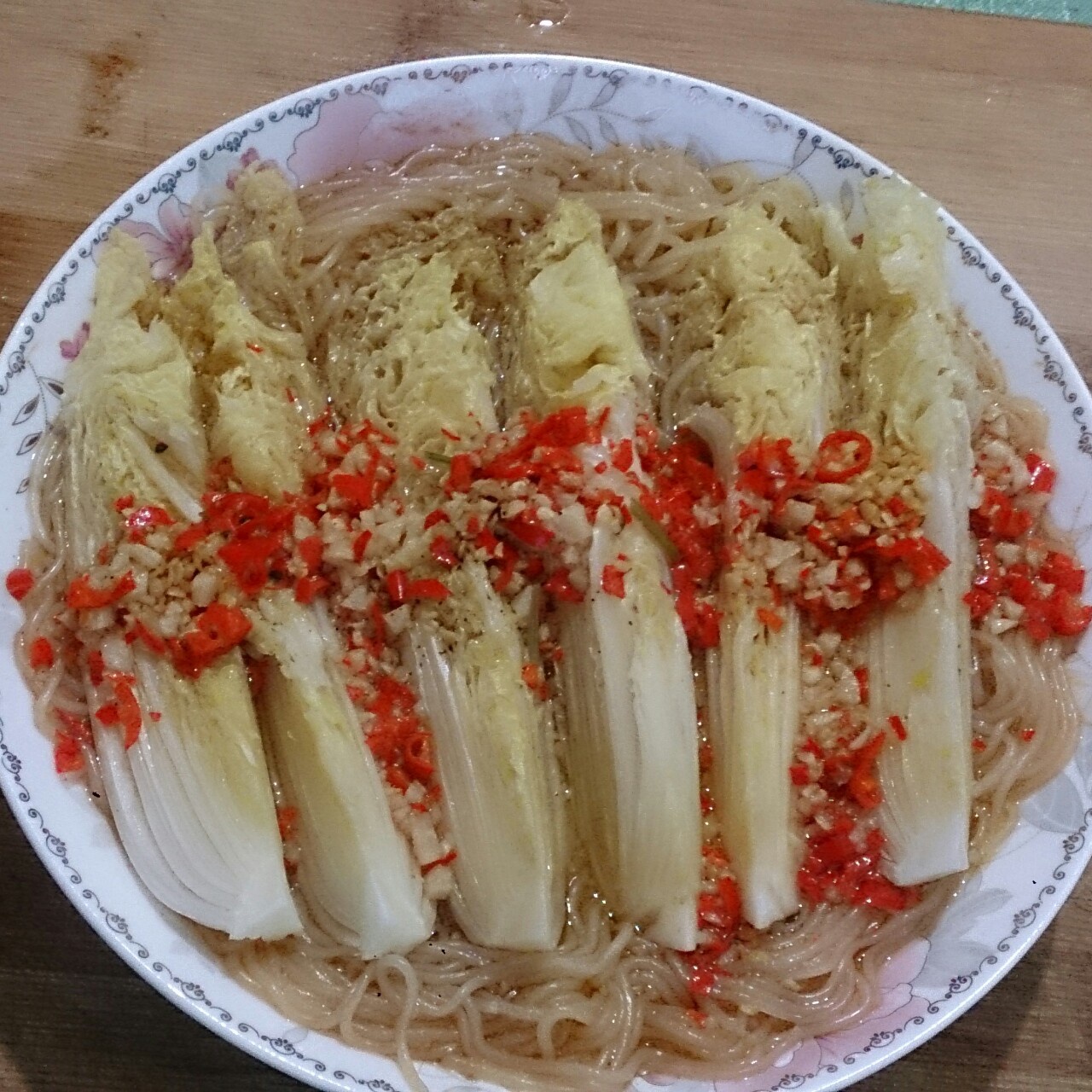 蒜蓉粉丝娃娃菜