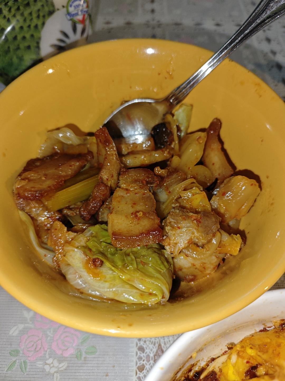 秘制泡菜炒五花肉