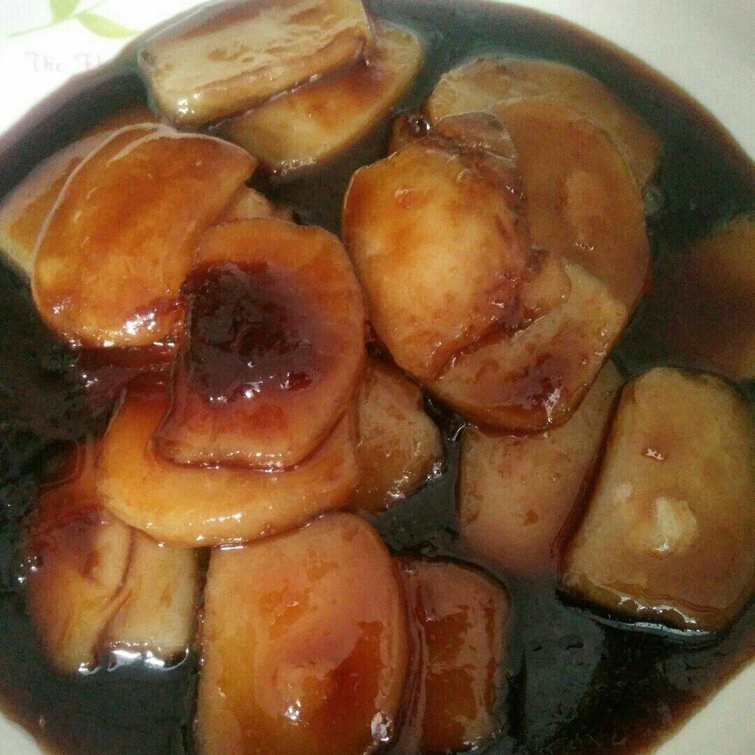 红糖煎年糕
