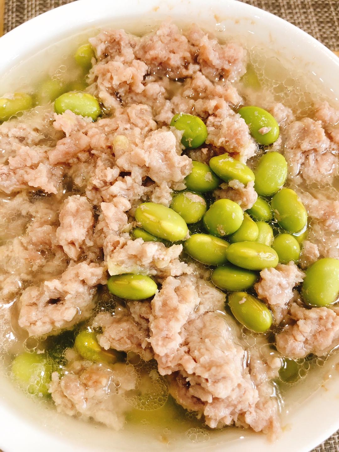 鲜掉眉毛的 毛豆米蒸肉