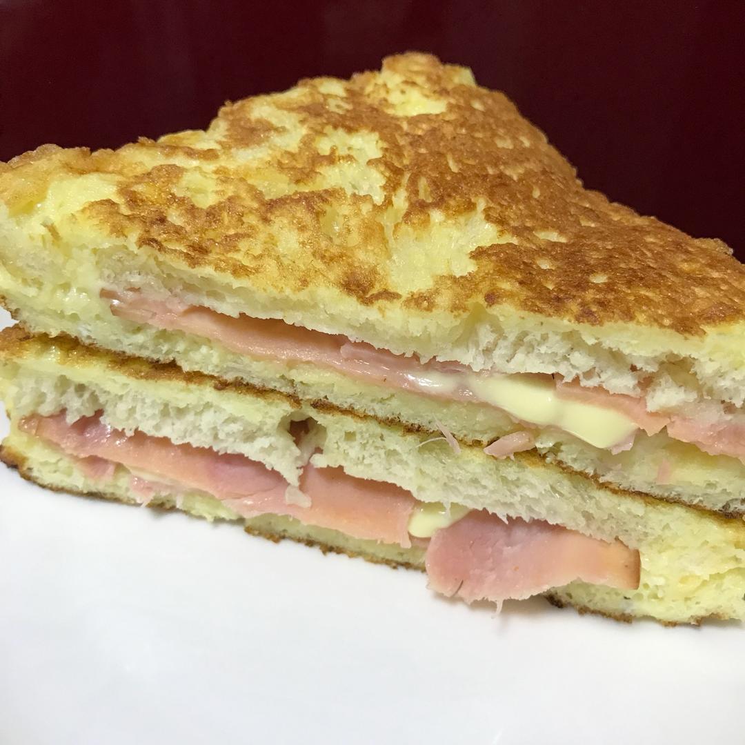 十分钟快手早餐【港式火腿西多士】