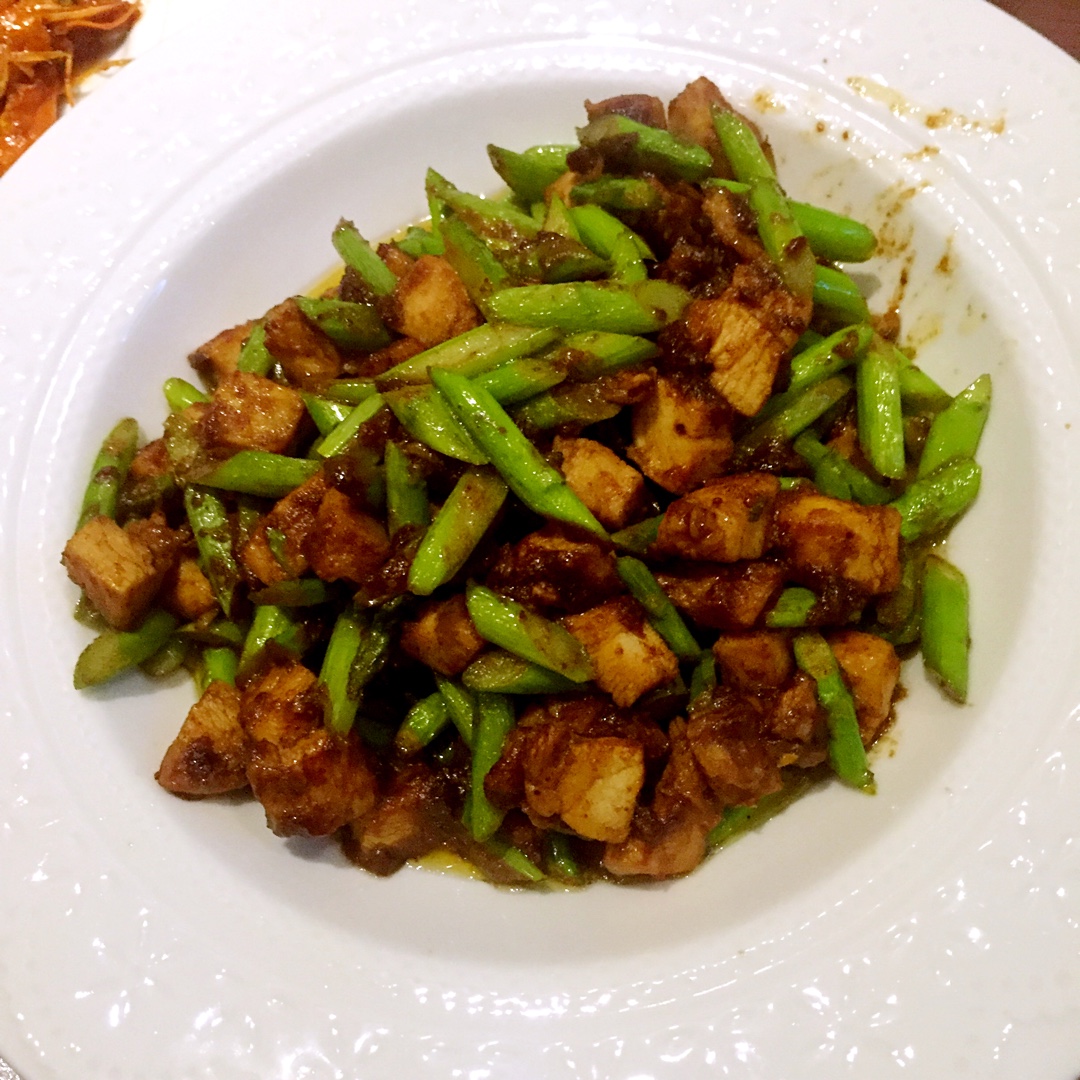 沙茶芦笋鸡胸
