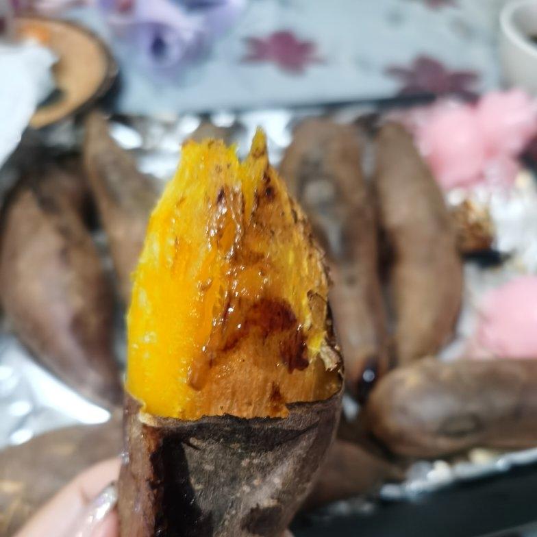 【糯唧唧的烤红薯】糖油四溢皮肉分离外糯里嫩吸溜着吃！
