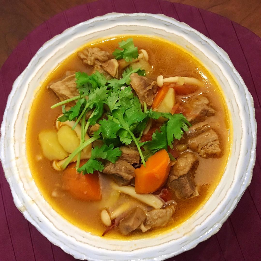 番茄土豆炖牛腩