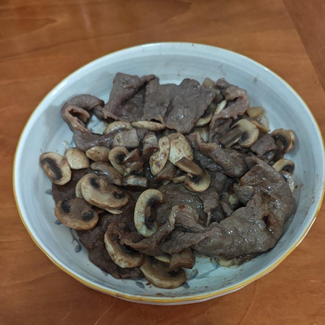 🔥口蘑炒牛肉✅低脂美味无敌嫩