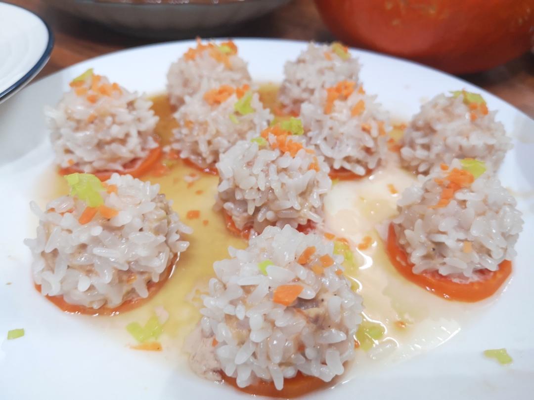 蒸糯米肉丸子