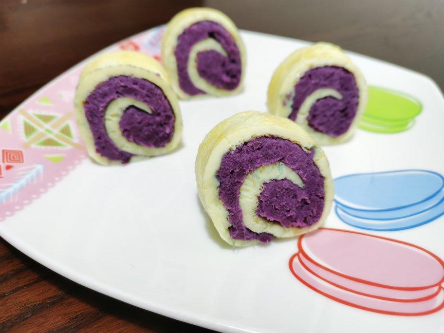减肥必备❗紫薯鸡蛋卷
