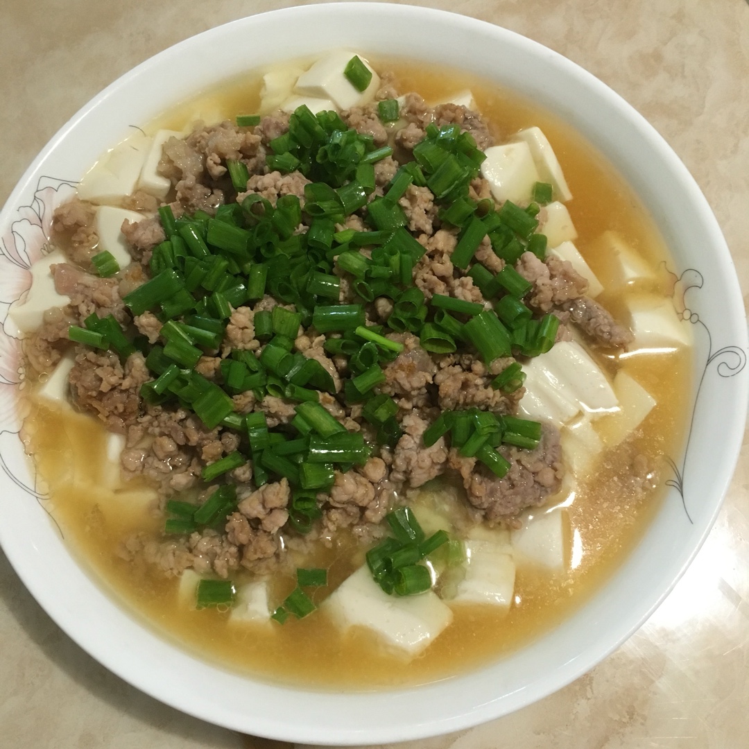 肉末蒸豆腐