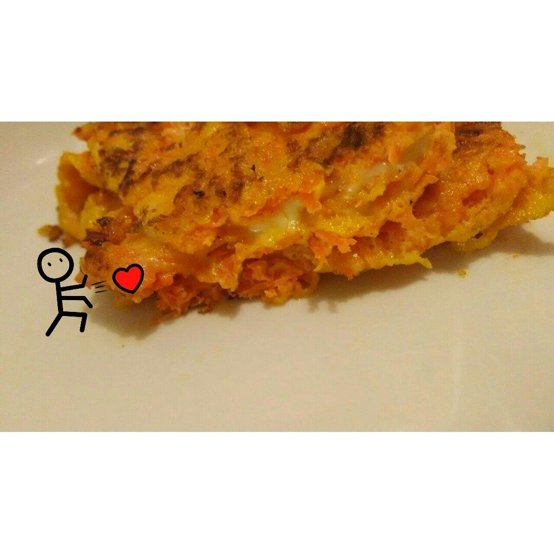 胡萝卜鸡蛋饼