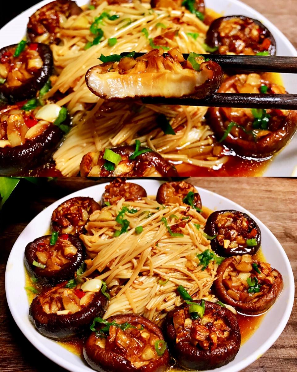 蒜蓉烤双菇