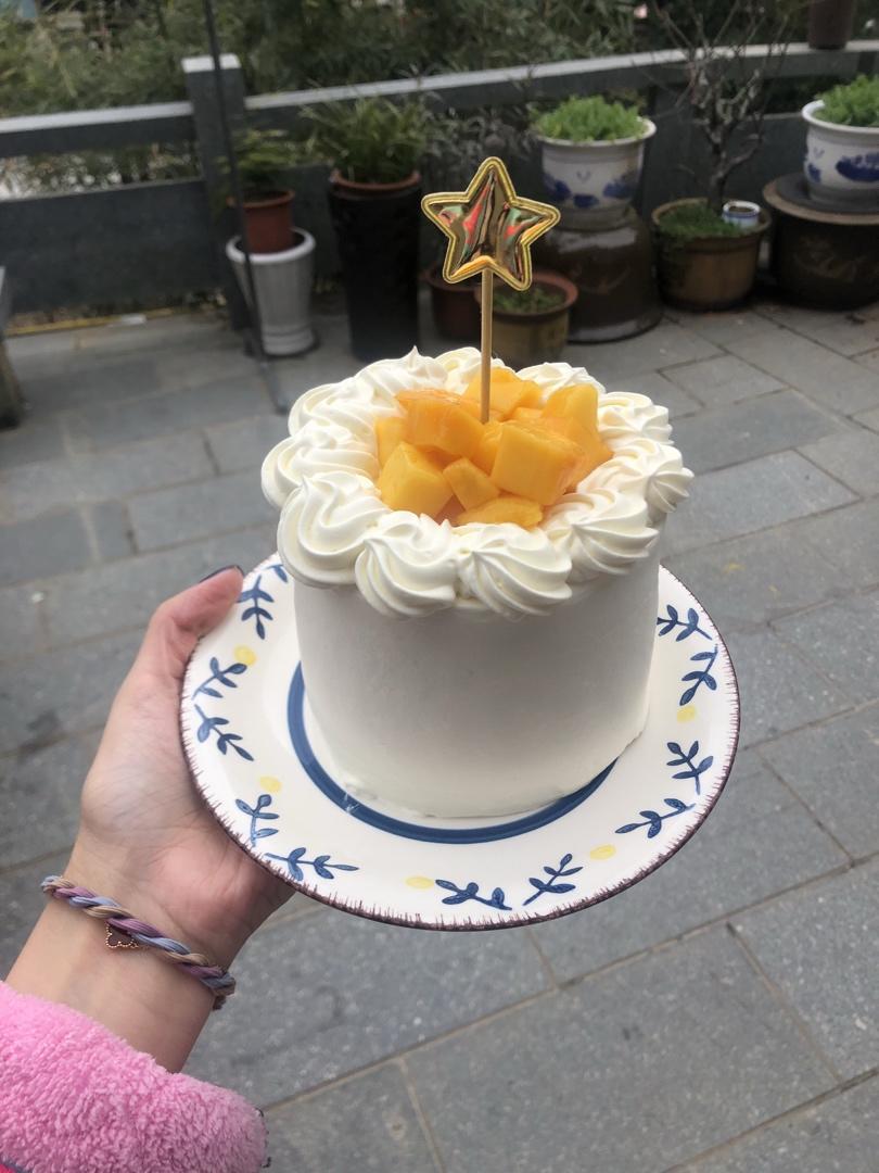 四寸抹面戚风蛋糕胚