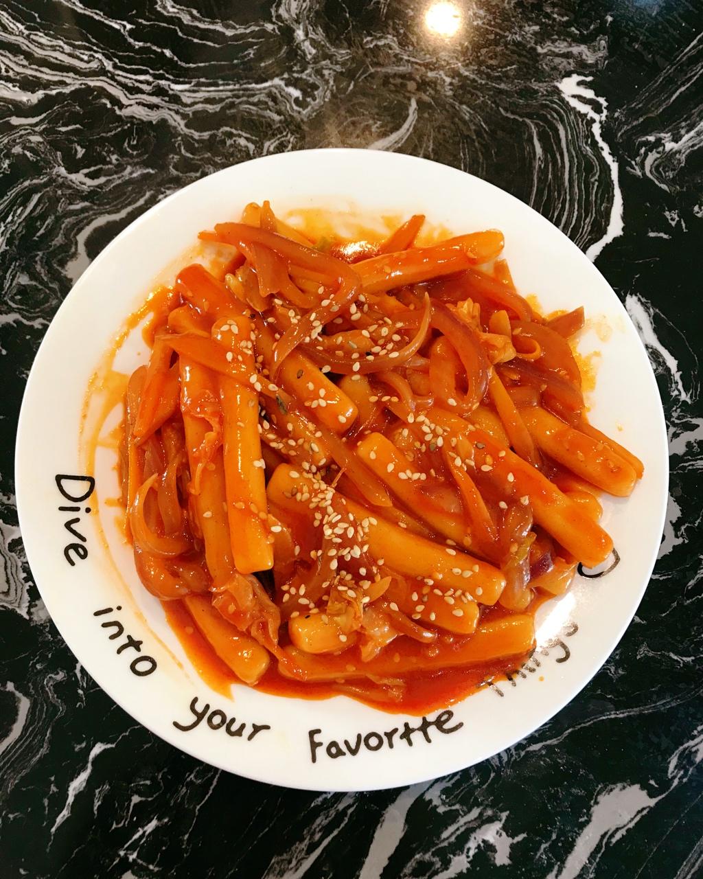 韩式辣炒年糕（or网红芝士套路之芝心年糕）