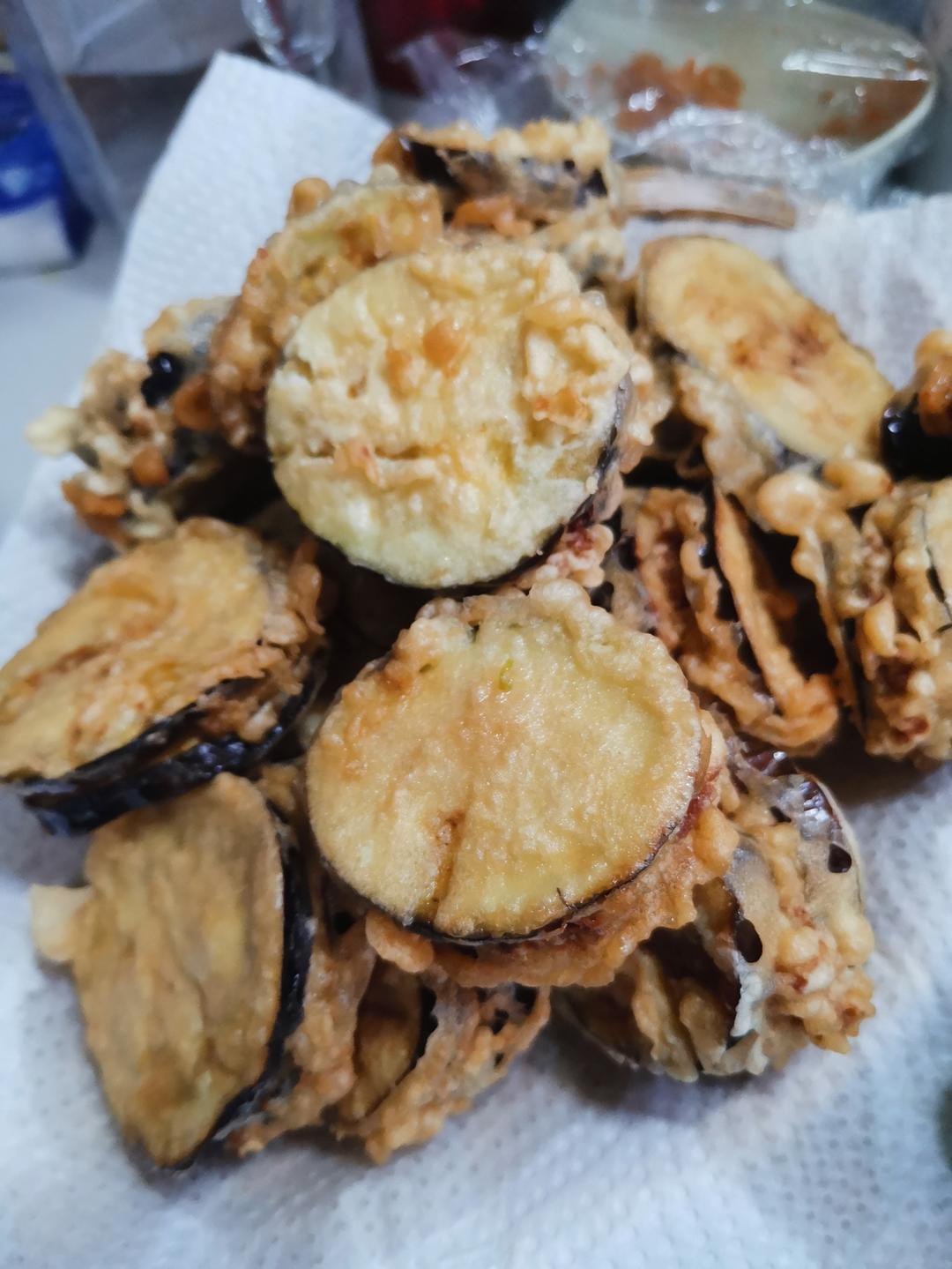 酥炸茄盒￨外酥里嫩
