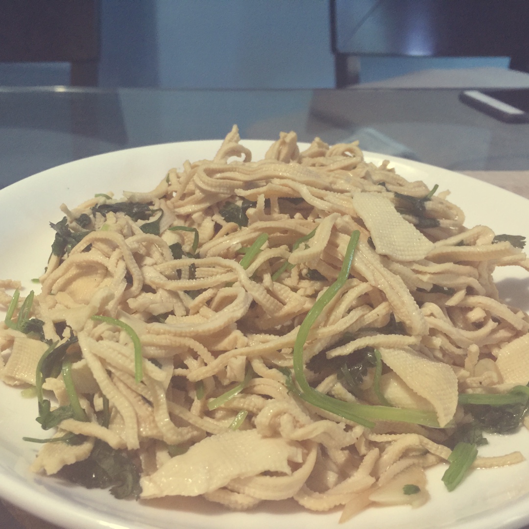 凉拌豆腐丝