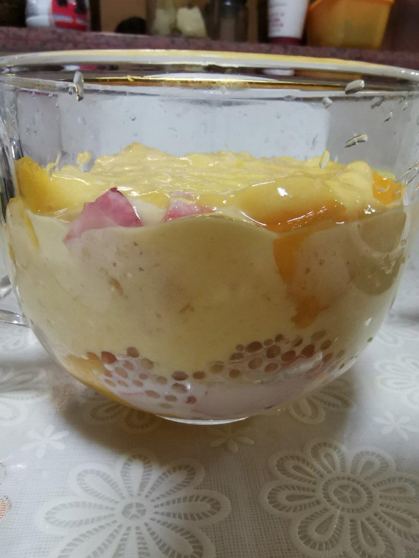 自制椰香浓郁的杨枝甘露‼️巨好喝零失败