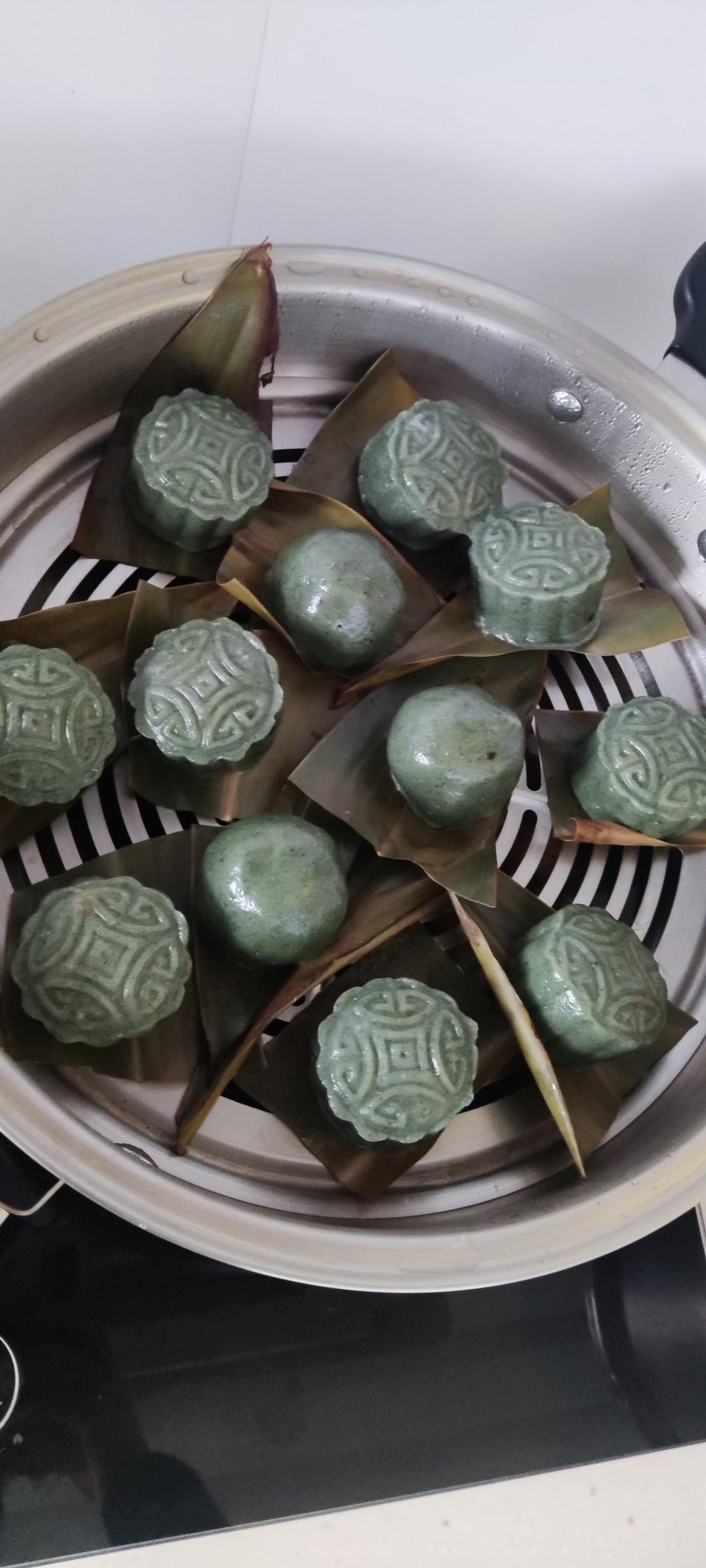 青团（艾草粉版不开裂不塌陷）