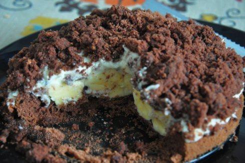晏鼠蛋糕 - 香蕉奶油巧克力蛋糕的做法
