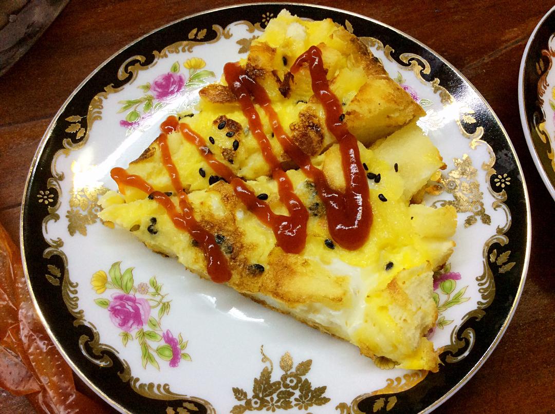 馒头鸡蛋（家庭版披萨🍕）